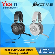 Corsair HS35 SURROUND V2 / HS55 / HS65 SURROUND Wired Gaming Headset - Carbon / White