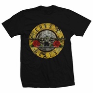 2020 Guns N Roses Bullet Logo Black Men'S Graphic T-Shirt New Fitness Tee Shirt men summer t-shirt brand tops