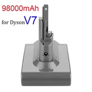 2022 New Dyson V7 battery 21.6V 98000mAh Li lon Rechargeable Battery For Dyson V7 Battery Animal Pro Vacuum Cleaner Replacement bp039tv