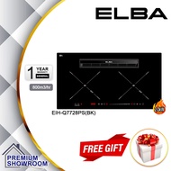 (NEW Hood Hob Series) ELBA Induction Hob with Integrated Hood DUO EIH-Q7728PS(BK) | Plasma Pro+ | BL