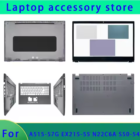 New for Aspire 5 N22C6A S50-54 EX215-55 A515-57 A515-57G LCD screen back cover, front panel, palm re