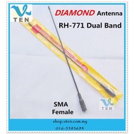 DIAMOND RH-771 SMA Female Antenna Dual Band For KENWOOD TK-3107/ UV-5R UV-82