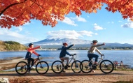 Tur bersepeda Gunung Fuji Danau Yamanaka & Danau Kawaguchi & Taman Arakurayama Sengen & Tur Sehari T