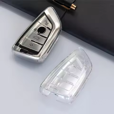 Transparent TPU Key Case For BMW F30 F31 F32 F34 F21 F07 F10 3 5 7 Series X1 X3 G01 X5 F15 F16 M3 M4