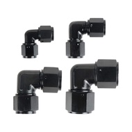 Female 6AN AN4 AN8 AN10 to Female AN6 4AN 8AN 10AN 90 Degree Swivel Coupler Union Fitting Adapter Al