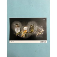 [ MINIATURE SHEET ] THAILAND NOCTURNAL OWLS SOUVENIR SHEET OF 4 STAMP MINT MNH ~ 2013