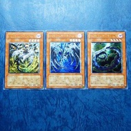 電子龍 CDIP-JP001; -002; -003 浮雕/3D 閃咭 遊戲王 動畫咭/卡 一套三張.