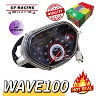 DOLPHIN METER ASSY WAVE 100 TAIWAN HIGH QUALITY SPEEDOMETER WAVE100 W100  "GP RACING"