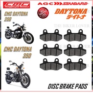 CMC DISC BRAKE PADS SCOOTER DAYTONA 250 DAYTONA 350 BLACK QUALITY BKL