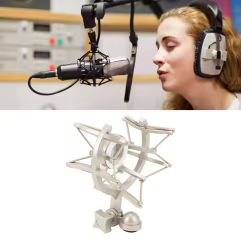 Anti Vibration Mic Holder Microphone Shock Mount 25mm ABS Anti Vibration Mic Holder for Neumann TLM1