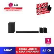 [TnG RM50] LG S60TR LG Home Theater Soundbar with Surround Sound Rear Speakers 5.1 channel
