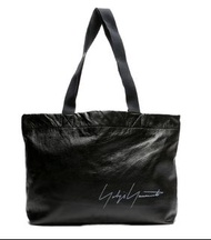Yohji Yamamoto 山本耀司 皮革 LOGO 簽名 托特包 肩背包 側背包 單肩包 tote包 手提包