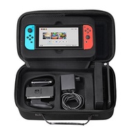 [iroiro] Nintendo Switch Storage Case SHareconn Travel Bag Nintendo Switch Carrying Case Hard Case, Black