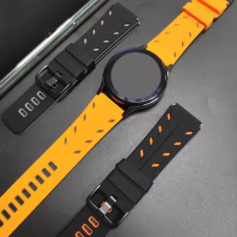 22mm Silicone Band For Samsung Galaxy Watch 46mm SM-R800 Watch 3 45mm SM-R840 Gear S3 Classic Strap 