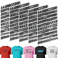 5 Sheets 830 Pieces Iron On Letters And Numbers For Clothing, 1 Inch Iron On Vinyl Letters With A-Z 