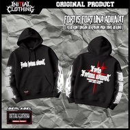 Fortis Fortuna Adiuvat Hoodie with Light-Up Screen Printing | INITIAL CLOTHING
