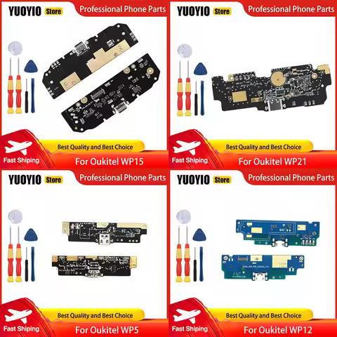 Original For Oukitel WP21 WP15 C58 Pro WP12 WP5 WP15S USB Charging Dock jack plug connector socket P