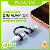 BAVIN O99 OTG USB 3.0 to Type-C Adapter Fast 480 Mbps Transfer Plug & Play Compact Converter