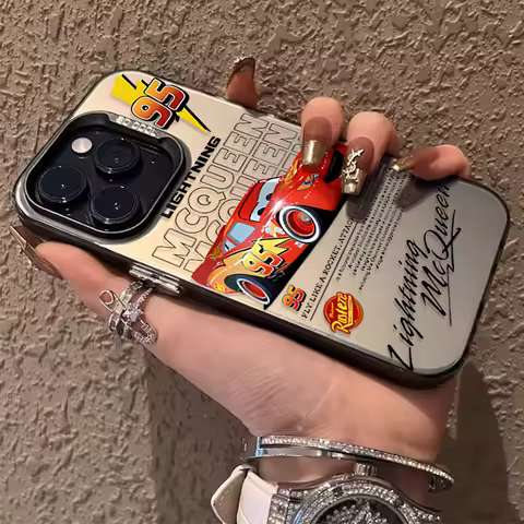 Cars Lightning McQueen Phone Case for Samsung Galaxy S23 S24 S25 S22 Ultra S21 Plus FE A56 A36 A26 5
