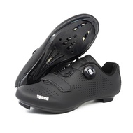 2024 New Black Men's Road Cycling Flat Shoes Mtb Cleat Shoes Mountain Bike Shoes Bike Shoes Speed Sneaker Spd Triathlon Road Cycling Footwear Bicycle Shoes Sports Size 36-47