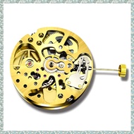(SWBX) Gold Skeleton 2004 Movement Ordinary Pendulum Adjustment Radiation Pattern Fully Automatic Wa