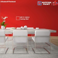 SINAR NIPPON R1260A SASHAY RED 5 LITER SUPER MATEX / Q SHIELD INTERIOR EXTERIOR WALL PAINT CAT DINDI