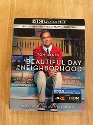 [美版/冇中字] A Beautiful Day in the Neighborhood 4K UHD + 藍光碟 連紙套 4K UHD + Blu-ray Bluray Blue Ray with Slipcover Tom Hanks