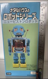 Metal house new piston robot 日本 鐵皮機械人 懷舊 古董 昭和玩具 