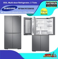 SAMSUNG RF59A70T3S9/SS 593L Multi-door Refrigerator, 3 Ticks