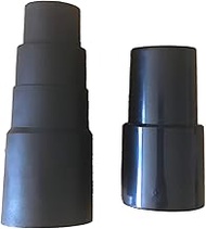 Mountain Trades Vacuum Cleaner Adapter 31 mm to 34 mm Hose Reducer 1 3/8 in to 1 1/4 in and One Rubb