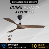 ALPHA ALKOVA AXIS 3B 56 inches DC Motor Ceiling Fan with Remote Control