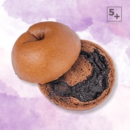 5+ Bagels - Double Choco Bagel | Halal | No Egg, Oil, Milk, Sugar | 24+ Hrs Cold Fermented | 120g