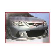 Proton Gen2 Gen-2 (2004-2011) NEO-R3 Style Front Bumper With Lamp Polyurethane PU Bodykit - Raw Mate