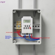 TEROKK Digital Timer Switch 30A 220V 16 ON/OFF Second Setting 24hr Weekly Relay for Smart Home Elect