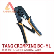 CRIMPING PLIERS CRIMPING TOOL CONNECTOR RJ45 RJ11 COMPUTER NETWORK LAN CABLE PLIERS RJ 45 RJ 11 | BL