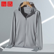 (พร้อมส่ง) Uniqlo เสื้อกันยูวี UPF50+ เสื้อกันแดด เสื้อกันแดด เสื้อกันuv เสื้อกันยูวี เสื้อแขนยาวผ้า