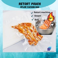 (50pcs) High Temperature Resistance Nylon Vacuum Bag | Retort | Sous Vide 耐高温尼龙蒸煮袋