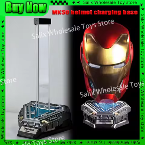 Iron Man Autoking 1/1 Mk50 Helmet Special Charge Base Remote And Voice Control Iron Man Automatic He