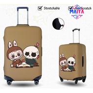 Labubu Luggage Cover Stretchable Spandex Fabric Luggage Cover 18 20 22 24 26 28 30 32 inches ZCJU
