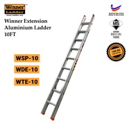 (SIRIM) 10 Ft Winner Ladder Extension Ladder 10/10x10/10x10x10 Tangga Slide Heavy Duty