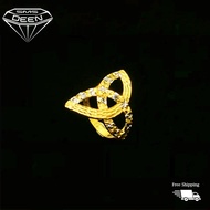 Sms DEEN Fancy Triangle Ring, ±5.2GM - Gold 916gold - Triangle Ring (Sz: 18-5.22GM)