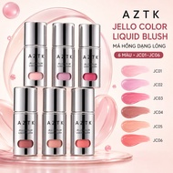 AZTK Jello Color Liquid Blush Waterproof Long Lasting Natural Liquid Blush 5ml