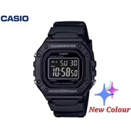 Casio W-218H-1B Casio Men Watches Casio Sport Watches [ 2 YEARS WARRANTY] Jam Lelaki Casio W-218H W-