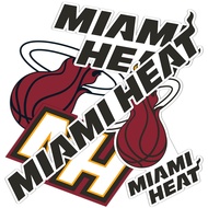 Desert Cactus Miami Heat NBA Officially Licensed Sticker Vinyl Decal Laptop Water Bottle Car Scrapbo