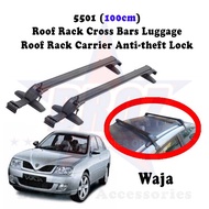 5501 (90cm) Car Roof Rack Roof Carrier Box Anti-theft Lock/ Cross Bar Roof Bar Rak Bumbung Rak Bagasi Kereta - WAJA
