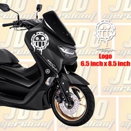 Nmax Onepiece design Logo v1 v2 version decal