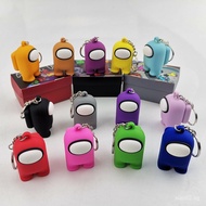 [Spot Goods]among us Keychain Plush Toy PVC Space Werewolf Game Keychain Pendant