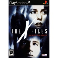 PS2 GAME DVD - The X-Files Resist or Serve