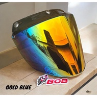 2 TONE Visor 3 Button TINTED Black Cap MHR MS88 VISOR  SGV XDOT NOVA MAGNUM ARC RITZ VISOR