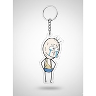 Keychain "meme cork"